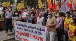 MERSİN’de 1 MAYIS 1977 Katliamında Öldürülen 34 İşçi Saygıyla Anıldı. İşçi Hakları İçin Yürüyüş Yapıldı. Etkinliğe Katılan Platformalar Konuşma Yaptılar.