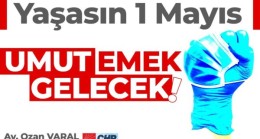 CHP Tarsus İlçe Başkanı Av. Ozan VARAL’ın 1 MAYIS Açıklamasında İKTİDARA SERT TEPKİ Av. Ozan VARAL: “BİZ TÜRKİYE’YİZ! SİZ İSE ÜLKEMİZİN ÜSTÜNE ÇÖREKLENEN KABUS OLDUNUZ! Size Türkiye’yi YEM ETMEYECEĞİZ!” dedi.