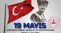 TARSUS Kaymakamı Kadir Sertel OTÇU; “19 Mayıs ATATÜRK’Ü ANMA GENÇLİK ve SPOR BAYRAMIMIZ Kutlu Olsun”.