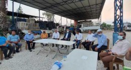 CHP’li BAŞKANLAR, Ova Köylerde MUHTARLAR ve VATANDAŞLARLA Buluştu