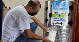 TARSUS Belediyesinin HALK MARKETLERİNDE Doğal SÜT; 4 TL