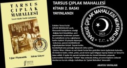 TARSUS ÇIPLAK MAHALLESİ Kitabının 2. Baskısı ARATOS Yayınlarından Çıktı