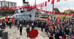 Kaymakam AKYÜZ ve Başkan BOLTAÇ Nusret MAYIN Gemisinde Çanakkale’nin 110. Yıldönümünde