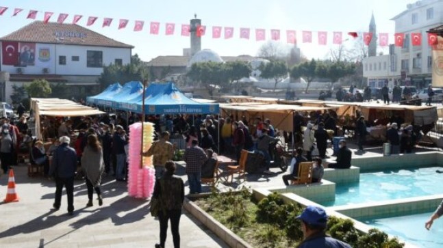 TARSUS Belediyesi YERYÜZÜ PAZARINA Ziyaretçi Akını