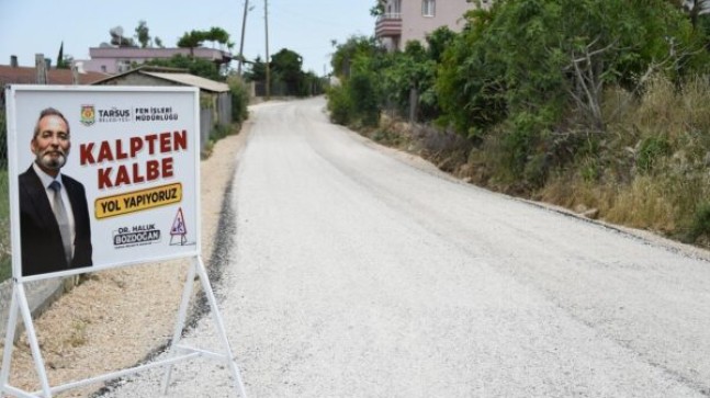 TARSUS BELEDİYESİ 40 GÜN’DE 12 KÖYÜN YOLUNU ASFALTLADI