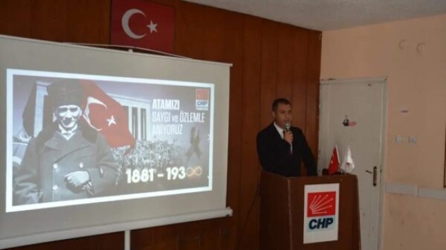 TARSUS CHP’DE ULU ÖNDER GAZİ MUSTAFA KEMAL ATATÜRK’Ü ANMA PROGRAMI