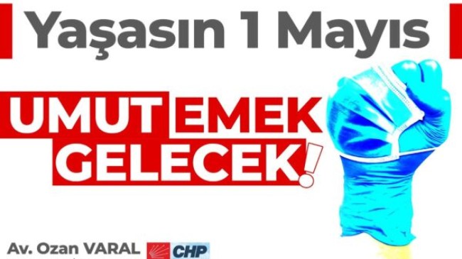 CHP Tarsus İlçe Başkanı Av. Ozan VARAL’ın 1 MAYIS Açıklamasında İKTİDARA SERT TEPKİ Av. Ozan VARAL: “BİZ TÜRKİYE’YİZ! SİZ İSE ÜLKEMİZİN ÜSTÜNE ÇÖREKLENEN KABUS OLDUNUZ! Size Türkiye’yi YEM ETMEYECEĞİZ!” dedi.