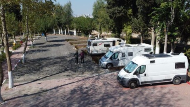 TARSUS Belediyesi KARAVAN PARK İlk Misafirlerini Ağırlamaya Başladı