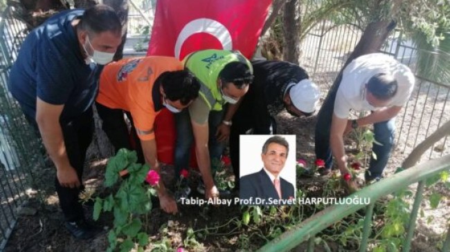 Tarsus CHP’den VEFA Örneği – MERHUM Tabip-Albay Prof. Dr. Servet HARPUTLUOĞLU, Mezarı Başında Dualarla Anıldı