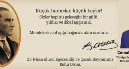 Türkiye Emekliler Derneği MERSİN Şube Başkanı Cemal AKBUDAK 23 Nisan Ulusal Egemenlik ve Çocuk Bayramını Kutladı