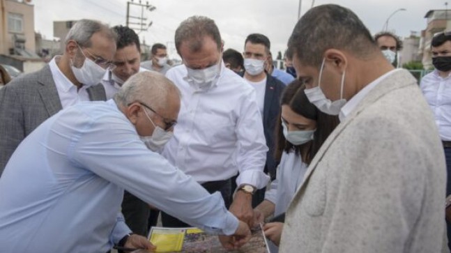 Mersin Büyükşehir ve Tarsus Belediye Başkanları; Vahap SEÇER ile Dr. Haluk BOZDOĞAN Birlikte Tarsus’ta İncelemelerde Bulundular