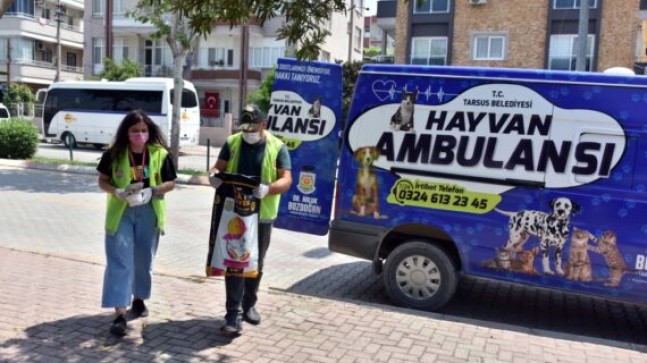 TARSUS Belediyesi KAPANMA SÜRECİ BOYUNCA SOKAK HAYVANLARINA Bakıyor. Tarsus Belediye Başkanı Dr. Haluk BOZDOĞAN; “CAN Odaklı Projeler Üretiyoruz” dedi.