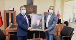 TARSUS Belediye Başkanı Dr. Haluk BOZDOĞAN; Tarsus CUMHURİYET BAŞSAVCISI Osman TEZCAN’ı Ziyaret Etti