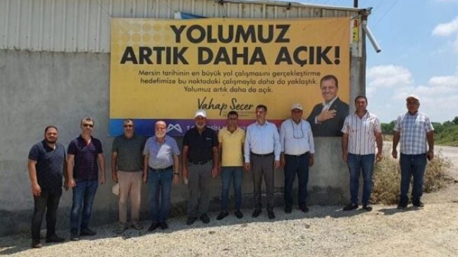 CHP Tarsus İlçe Başkanı Av. Ozan VARAL; Mersin Büyükşehir’in HALİTAĞA ve EGEMEN Hattındaki 22 Km’lik Asfalt Çalışmasıyla ilgili Yöreyi Ziyaret Etti