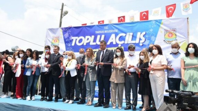 TARSUS Belediye Başkanı Dr. Haluk BOZDOĞAN; 2 Yılda 155 Tesis Yapıp Hizmete Açtı. AMA! Kendi Açılışının Kurdelasını Kesecek Yer Bırakmadılar!