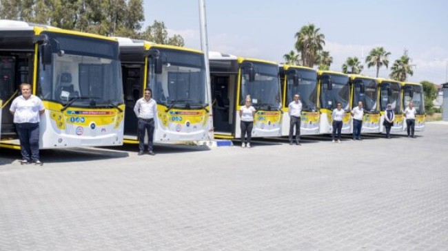 MERSİN Büyükşehir Belediyesi Toplu Taşımada Araç Filosunu; Çevre Dostu ve Mersin’in Simgelerinden LİMON Renkli Otobüsleri ile Çoğaltıyor