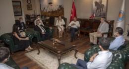 ULUSLARARASI GÖÇ ÖRGÜTÜ HEYETİ, MERSİN Büyükşehir Belediye Başkanı Vahap SEÇER’i Ziyaret Etti
