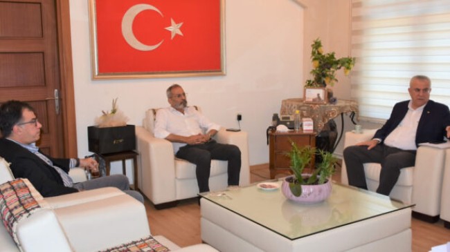 İş Dünyası Yatırım İçin BOZDOĞAN’la Buluştu. TOBB Adana Başkanı Zeki KIVANÇ ve Tarsus TSO Başkanı Ruhi KOÇAK Tarsus Belediye Başkanını Ziyaret Ettiler