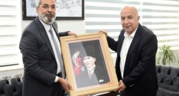 Tarsus Belediye Başkanı Dr. Haluk BOZDOĞAN; Mersin İl Emniyet Müdürü Mehmet ASLAN’a “HOŞ GELDİN” Ziyaretinde Bulundu