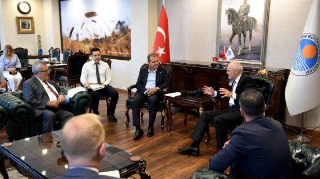 ÇEK CUMHURİYETİ Ankara Büyükelçisi Pavel VACEK’ten MERSİN Büyükşehir Belediye Başkanı Vahap SEÇER’e Ziyaret