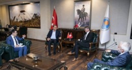 MERSİN Büyükşehir Belediye Başkanı Vahap SEÇER, İSVİÇRE’nin ANKARA Büyükelçisi RUCH ile Bir Araya Geldi