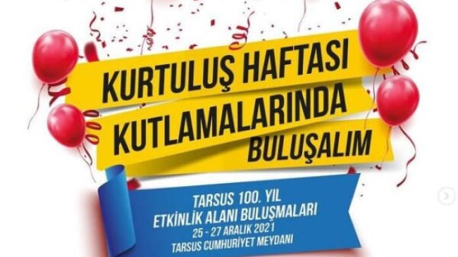 MERSİN Büyükşehir Belediyesi 3 Günlük Tarsus’un Kurtuluşu Etkinliği Düzenledi. 3 Günlük Program Haberimizde