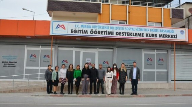 MERSİN Büyükşehir, TARSUS Mithat Paşa Mahallesinde LGS Kurs Merkezi Açtı