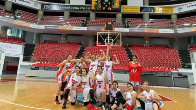 MERSİN Büyükşehir MSK, U14 Kız Basketbol Takımı RÜZGÂR GİBİ ESTİ
