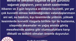 TARSUS Kaymakamlığı AŞIRI YAĞIŞ Uyarısı Yaptı