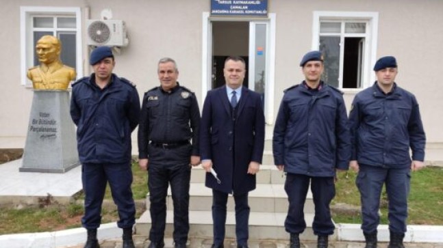 TARSUS Kaymakamı İlçe Asayiş ve Güvenlik Toplantısını ÇAMALAN’da Yaptı