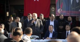 Mersin Büyükşehir Başkanı Vahap SEÇER, TARSUS’TAKİ HAL ESNAFI İLE BİR ARAYA GELDİ