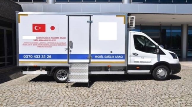 TARSUS Belediyesine JAPONYA’dan SAĞLIK TARAMA Aracı Hediye Edildi