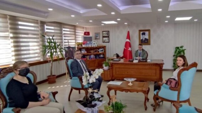 Çukurova Kalkınma Ajansı Yetkilileri Tarsus Kaymakamı Kadir Sertel OTÇU’yu Ziyaret Etti