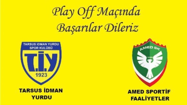 TARSUS Kaymakamı Kadir Sertel OTÇU; TİY’na AMED Spor Maçında Başarılar Diledi