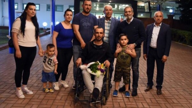 TARSUS Belediye Başkanı Dr. Haluk BOZDOĞAN Tarsuslu GAZİ Mehmet ERCAN’ı Karşıladı