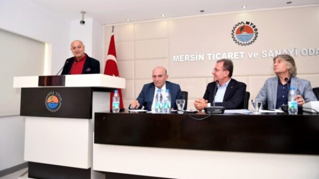 Vahap SEÇER; Mersin Ticaret ve Sanayi Odasının Konuğu Oldu